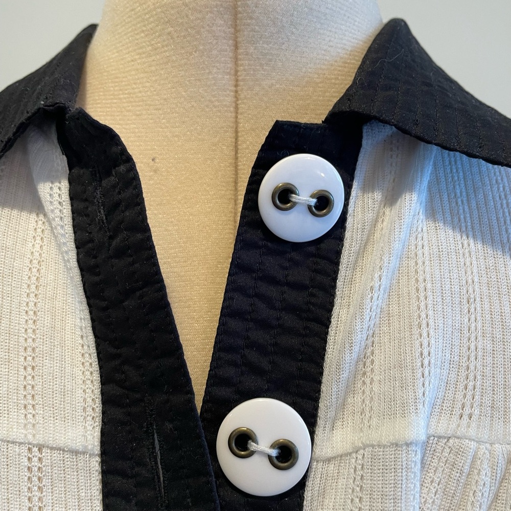 Tibi White Tunic With Buttons Size S - image 4